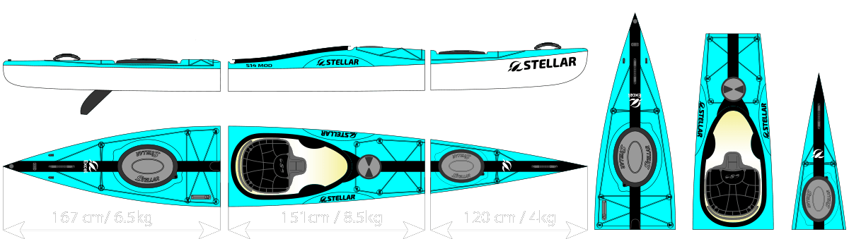 Stellar Kayaks - S14 MOD Multi-Sport - Headwaters Adventure Co