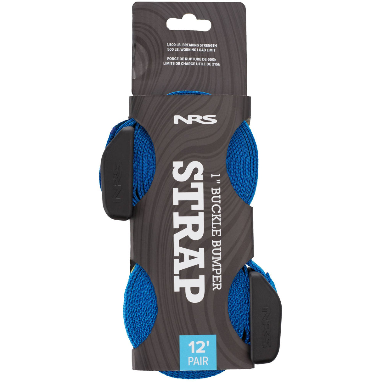 NRS Buckle Bumper Straps Iconic Blue 12'