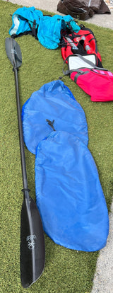 Necky - Necky Nookta Outfitter Tandem Kevlar 22' Red/Blue USED - Headwaters Adventure Co