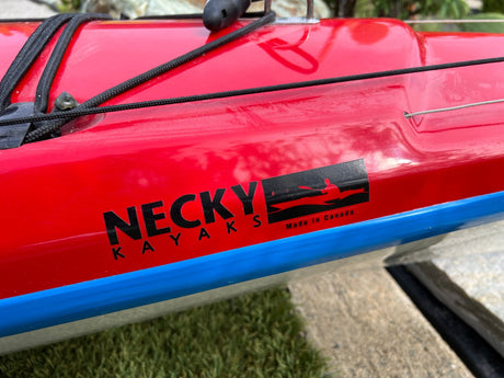 Necky - Necky Nookta Outfitter Tandem Kevlar 22' Red/Blue USED - Headwaters Adventure Co