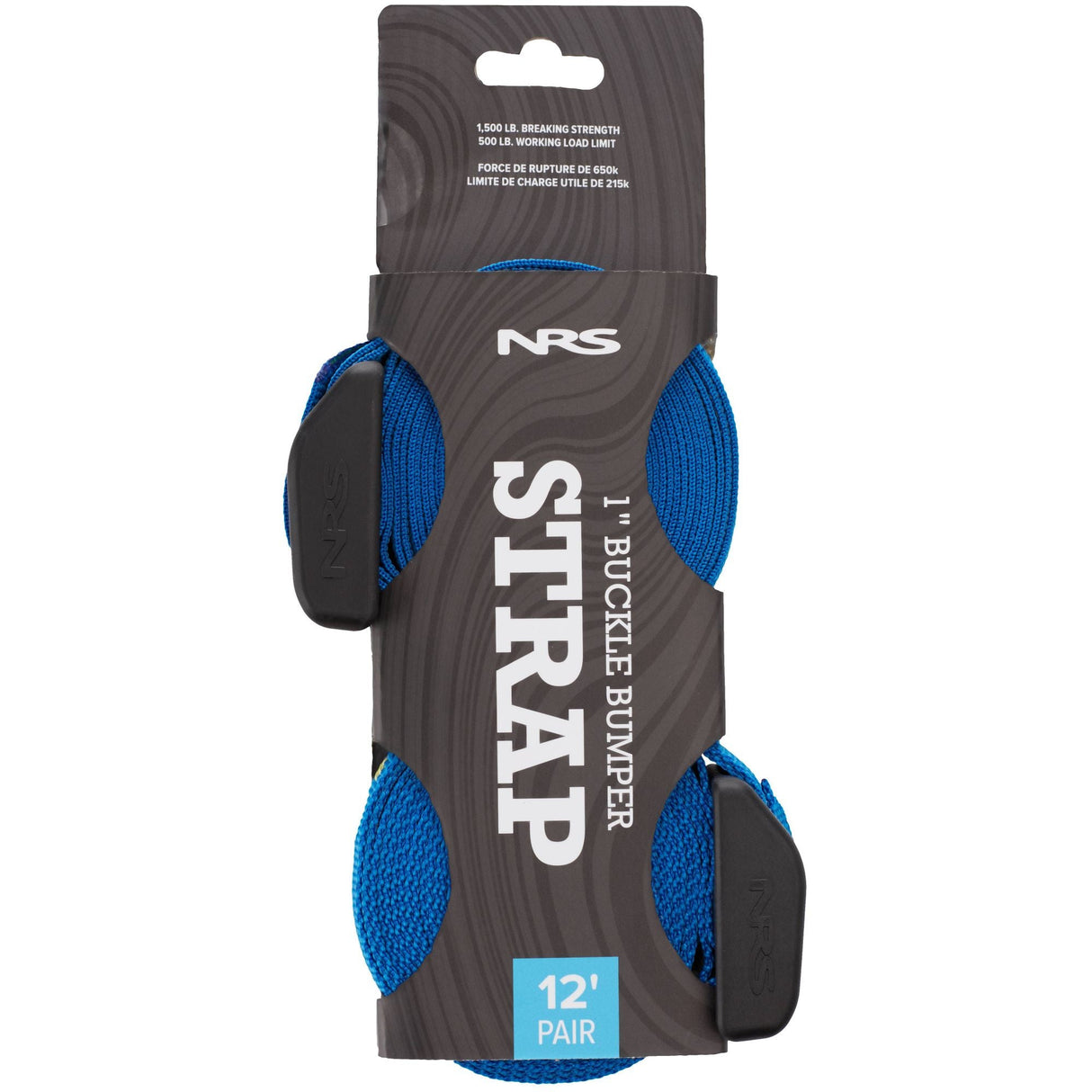 NRS, Inc - NRS Buckle Bumper Straps Iconic Blue 12' - Headwaters Adventure Co