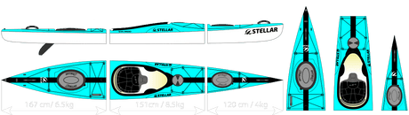 Stellar Kayaks - S14 MOD Multi-Sport - Headwaters Adventure Co